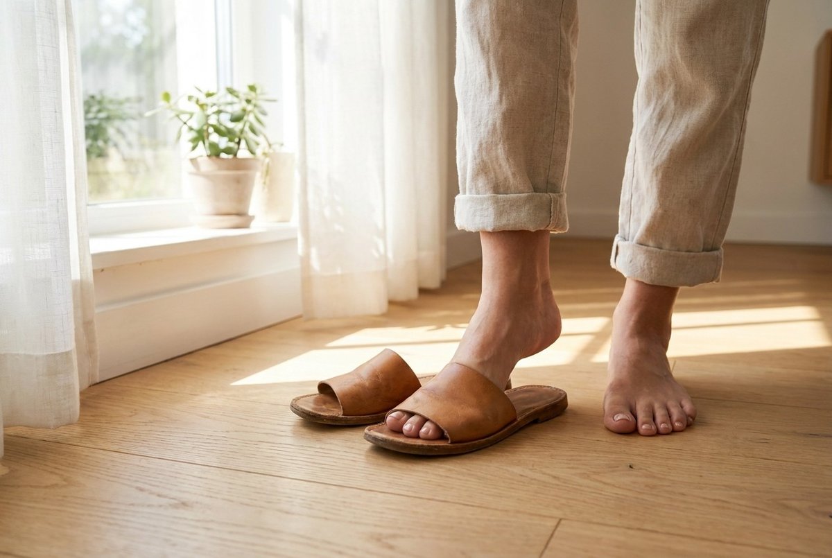 Confident, healthy feet in sandals